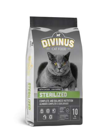 DIVINUS Cat Sterilised կեր ստերիլիզացված կատուների համար։