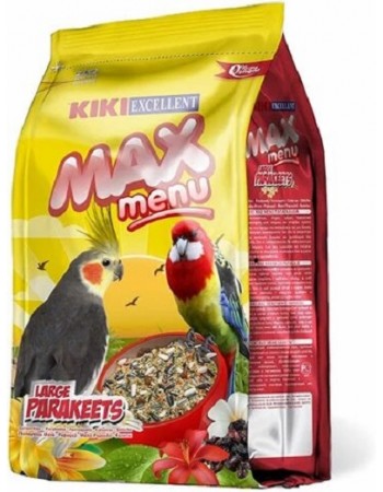 KIKI . Կեր միջին չափի թութակների համար KIKI MAX MENU 