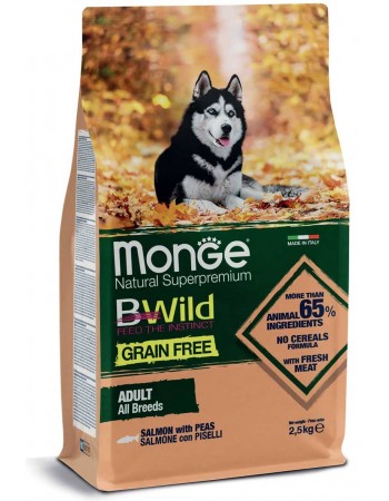 Bwild Grain Free Կեր շների համար սալմոն, գարոխ 12կգ