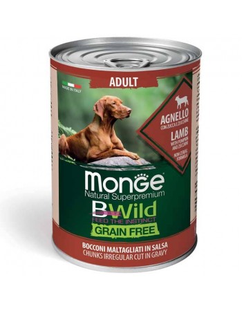 Bwild գառ. Պահածո բոլոր ցեղատեսակի հասուն շների համար՝400գ 