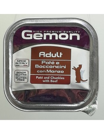 Gemon Adult կատվի կեր100գ պաշտետ  հավ և հորթ