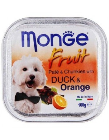 MONGE FRUIT Բադով և նարինջով պաշտետ 100 գրամ։