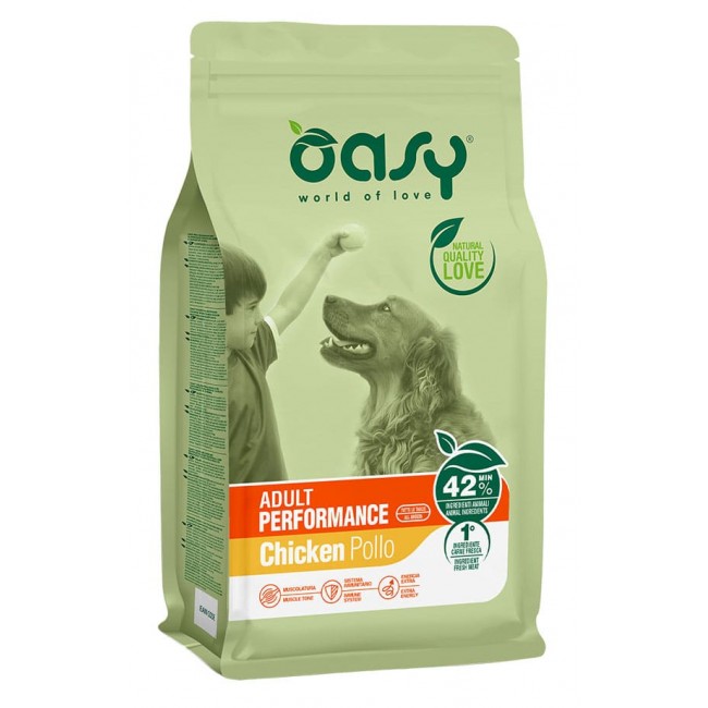 Oasy Dry Dog Adult Performanc  շան կեր