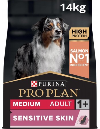Pro Plan միջին շան , զգայուն մաշկ, սաղմոն