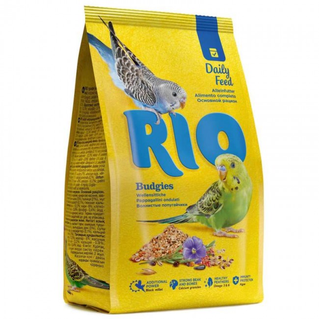 Rio Budgies , հիմնական կեր ալիքավոր թութակների համար