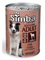 Simba գառան մսով պահածո շների համար 415 գ, 1230գ