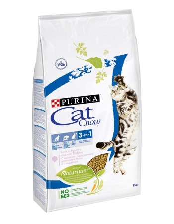 Purina Cat Chow 3-in-1 կատվի կեր