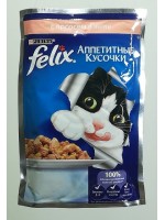 PURINA Կեր կատվի Felix 85գ սաղմոնով ժելե