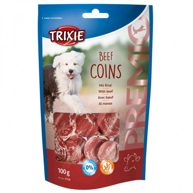 TRIXIE PREMIO Beef Coins պատառներ շների 100գ TRIXIE PREMIO Beef Coins պատառներ շների 100գ