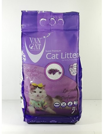 Van Cat բենտոնիտ 5կգ  լավանդա