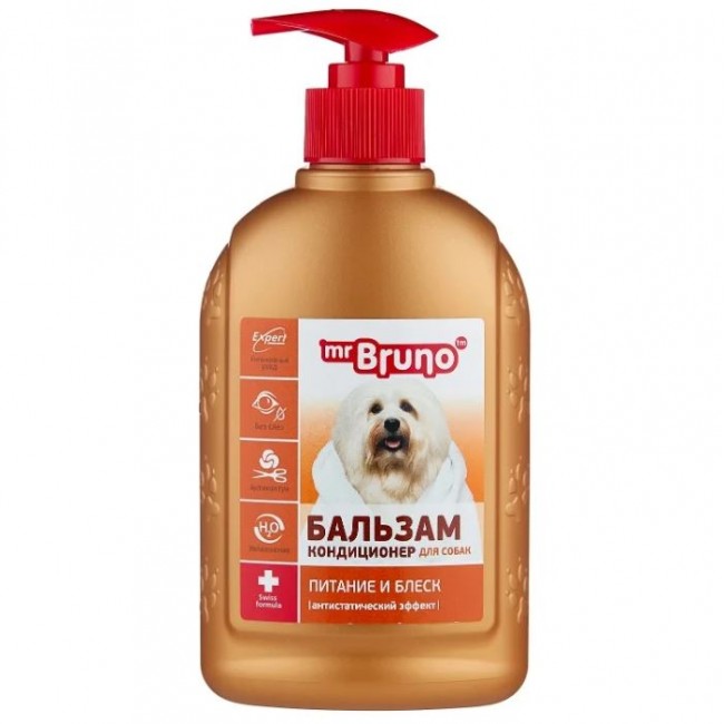 Mr Bruno բալզամ-կոնդիցիոներ շների համար, 350 մլ Mr Bruno բալզամ-կոնդիցիոներ շների համար, 350 մլ